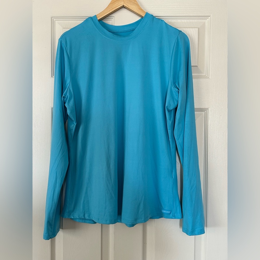 Cherokee Basics Longsleeve Underscrub Knit Tee Shirt Womens Size large